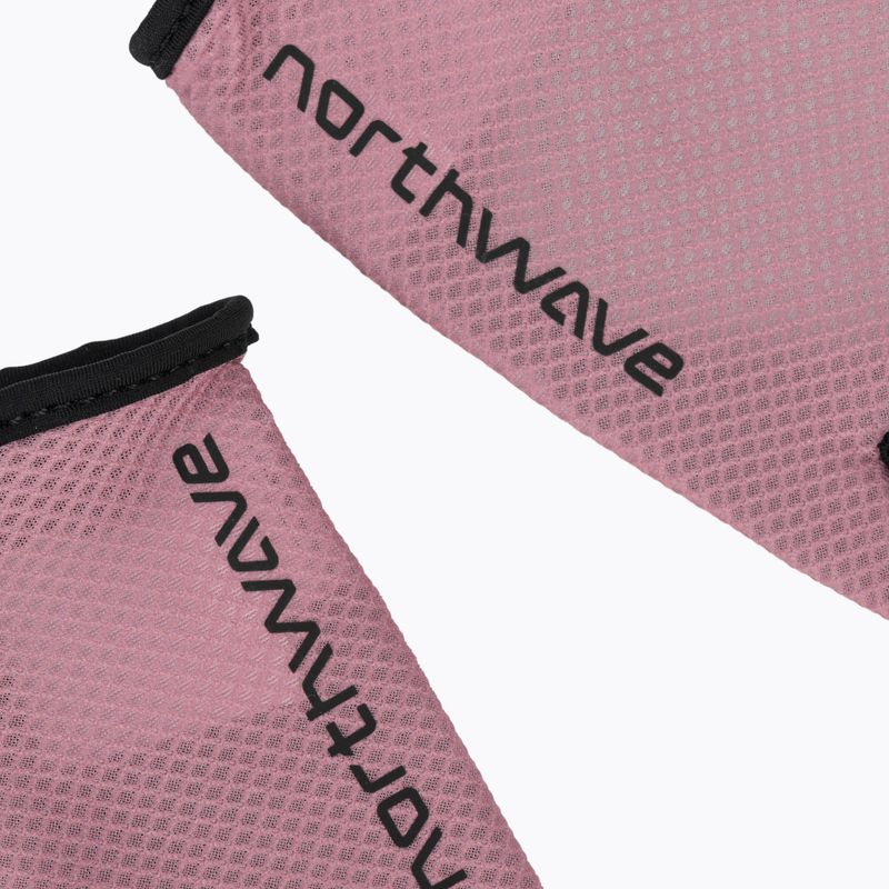Guanti da ciclismo da donna Northwave Active Max Short Finger dusty malva 5