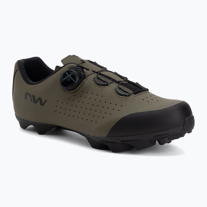 Scarpe da ciclismo MTB da uomo Northwave Scorpius Plus green forest/black