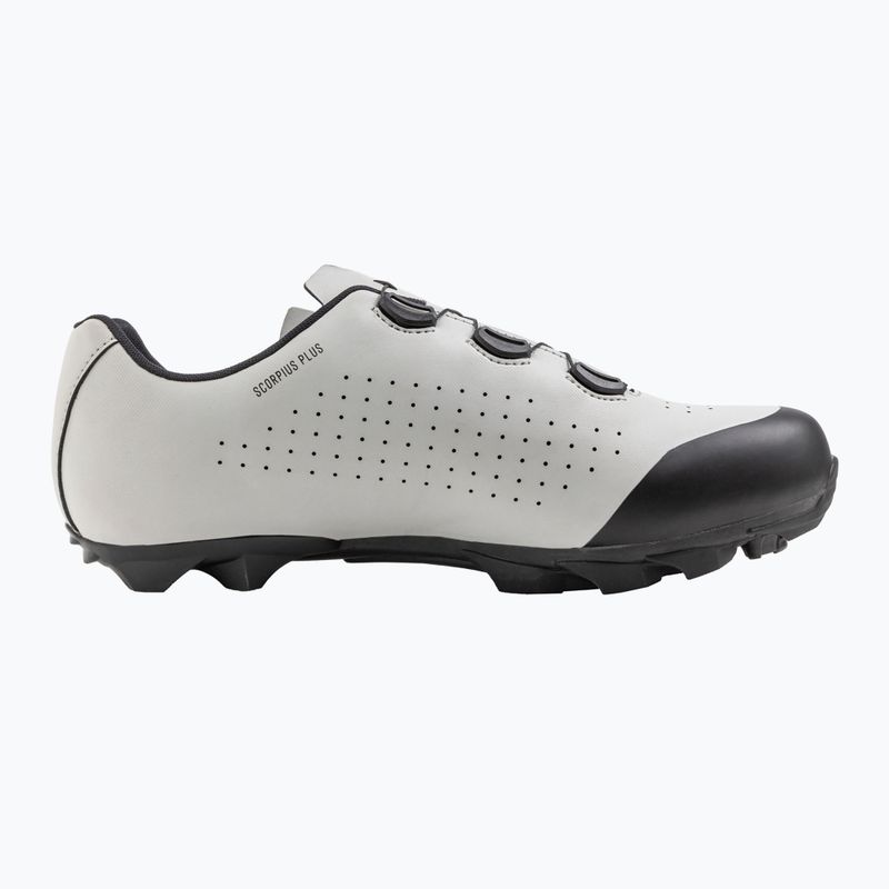 Scarpe da ciclismo MTB da uomo Northwave Scorpius Plus light grey/black 2