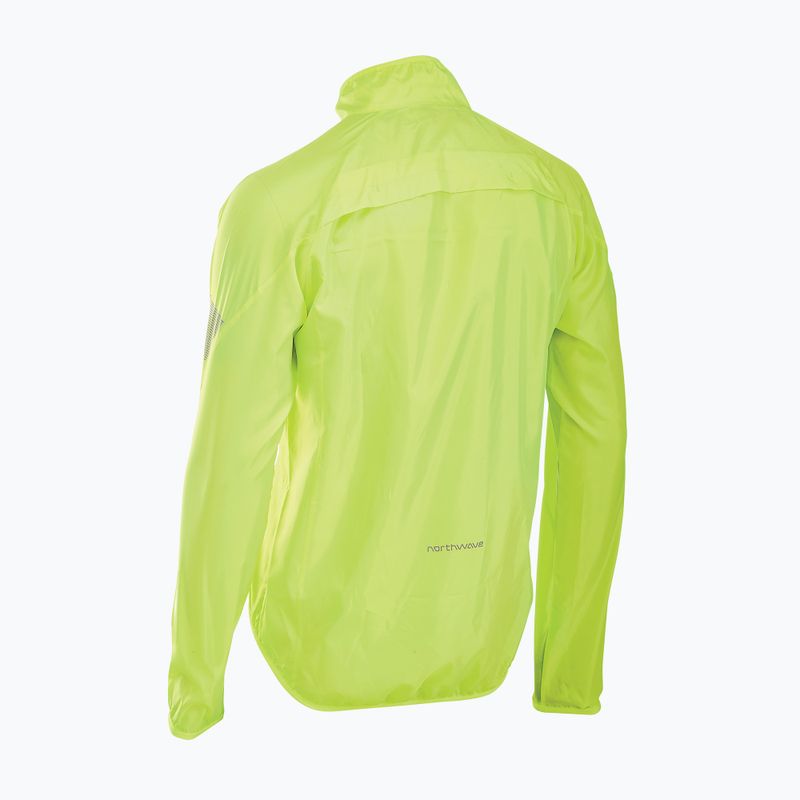 Giacca da bici Northwave uomo Vortex giallo fluo 2