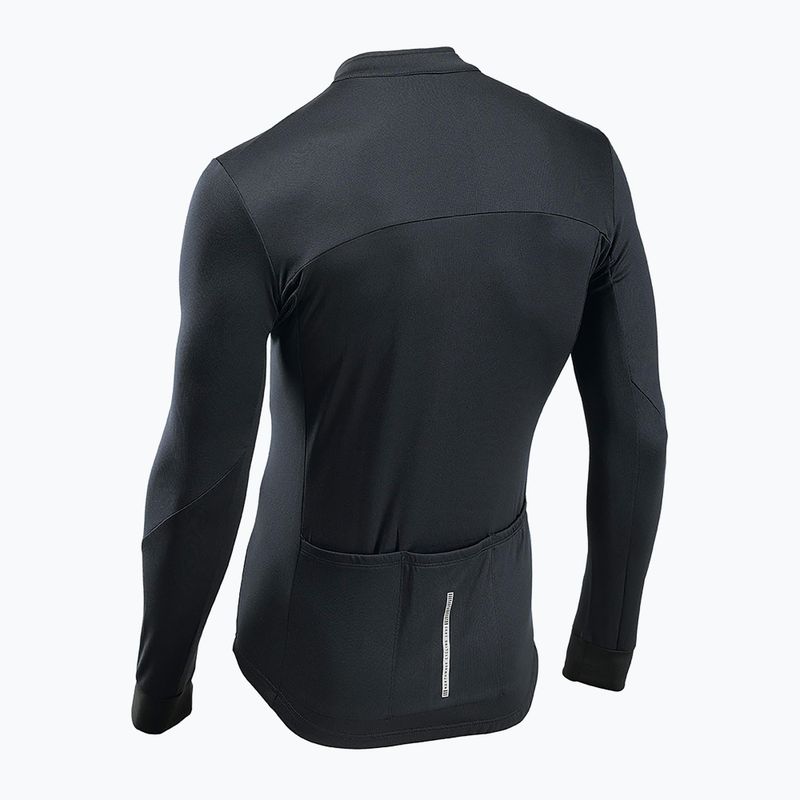 Felpa da ciclismo Northwave Force 2 Jersey FZ da uomo, nero 6