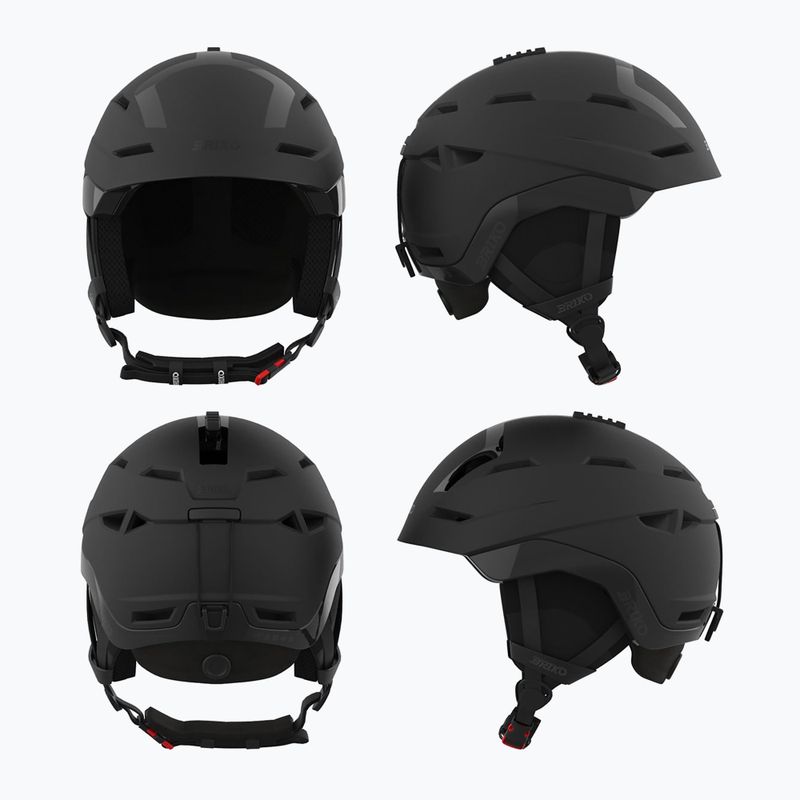 Casco da sci Briko Berg matt black 10
