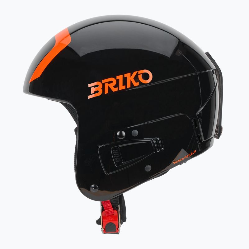 Casco da sci per bambini Briko Vulcano FIS 6.8 JR shiny black/orange 4
