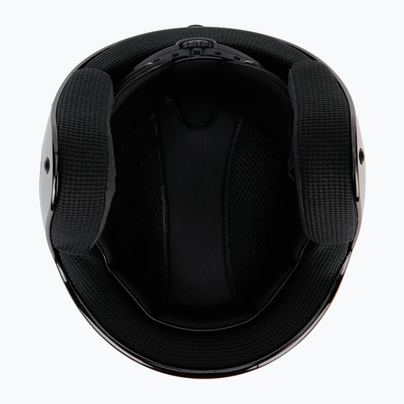 Casco da sci per bambini Briko Vulcano FIS 6.8 JR shiny black/orange 6