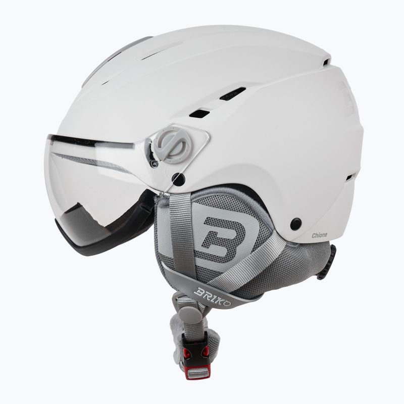 Casco da sci Briko Chione Visor Photo matt white 4