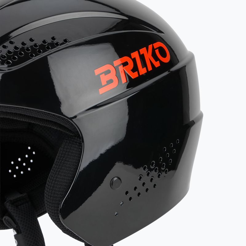 Casco da sci bambino Briko Elias Jr shiny black/orange 7