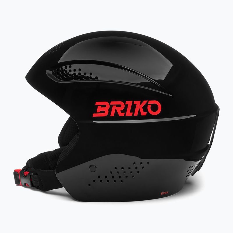 Casco da sci bambino Briko Elias Jr shiny black/orange