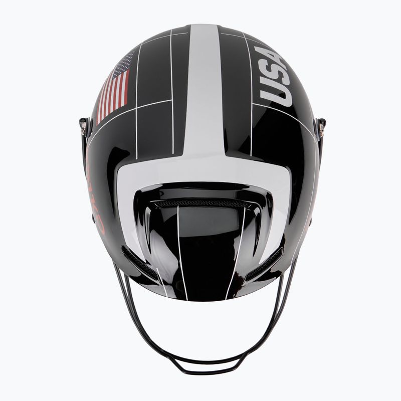 Casco da sci Briko Slalom 2.0 USA shiny black/white/cardinal red 6