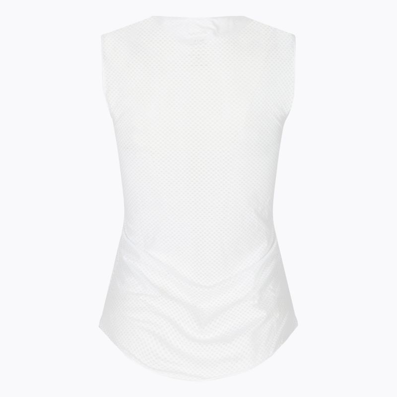 Maglia ciclismo Santini senza maniche Lieve bianco 2