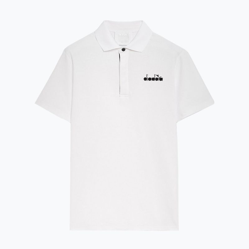 Polo Diadora Statement bianco ottico da uomo