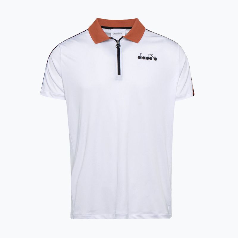 Polo Diadora Challenge bianco ottico da uomo