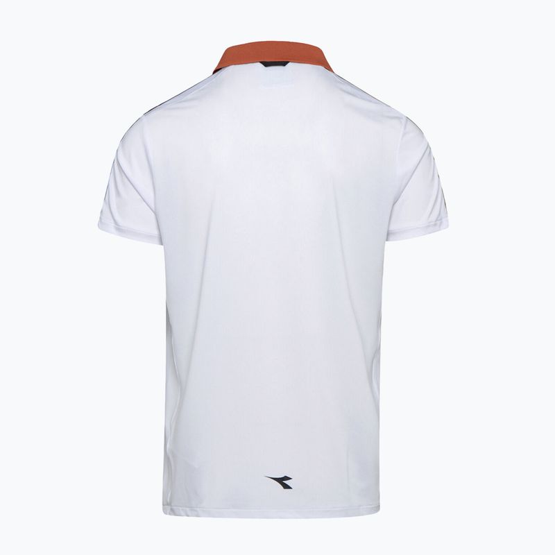 Polo Diadora Challenge bianco ottico da uomo 2