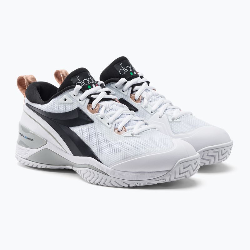 Scarpe da tennis donna Diadora Speed Blushield 5 AG bianco e nero DD-101.176941 5