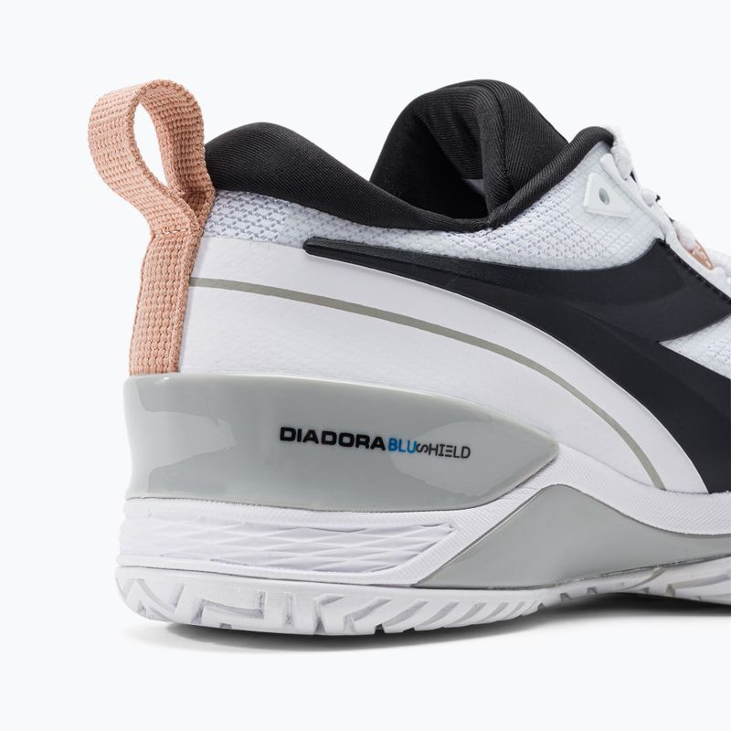 Scarpe da tennis donna Diadora Speed Blushield 5 AG bianco e nero DD-101.176941 7