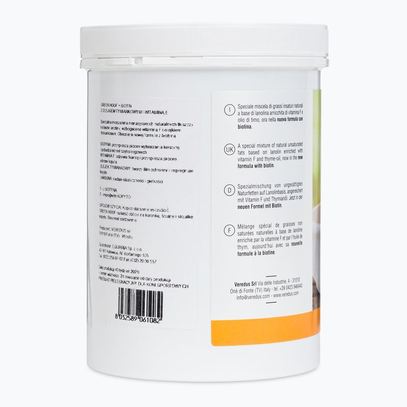 Lubrificante per zoccoli per cavalli Veredus Zoccolo Verde 1000 ml 2