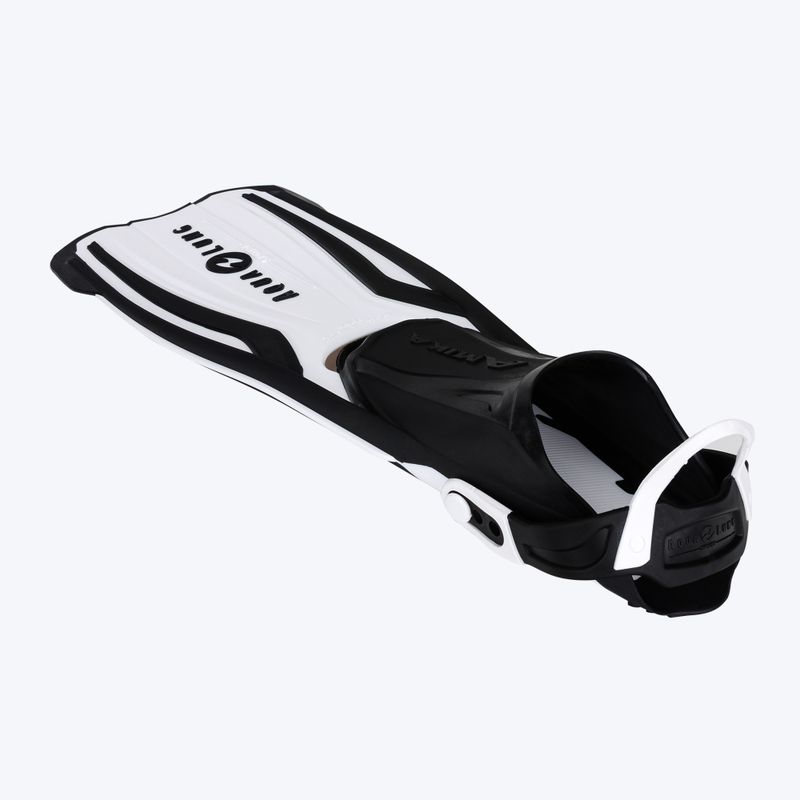 Pinne da snorkeling Aqualung Amika bianco/nero 4