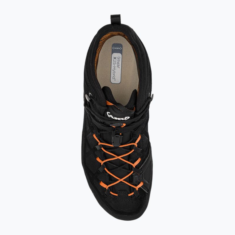 AKU Rock DFS Mid GTX nero/arancio scarpe da avvicinamento da uomo 6