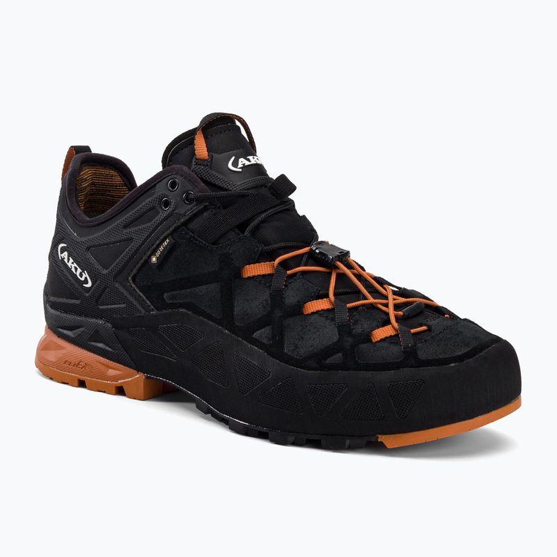 AKU Rock DFS GTX nero/arancio scarpe da avvicinamento da uomo