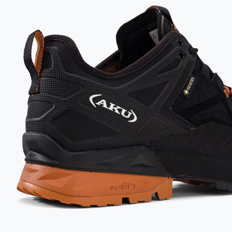 AKU Rock DFS GTX nero/arancio scarpe da avvicinamento da uomo 9