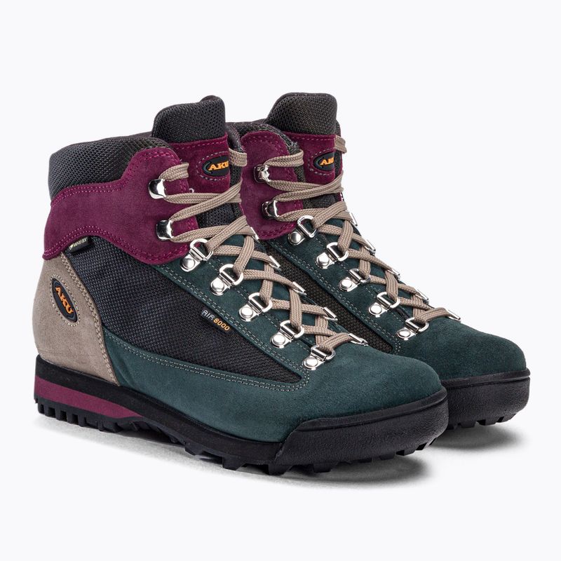 Stivali da trekking da donna AKU Ultra Light Original GTX antracite/verde 5