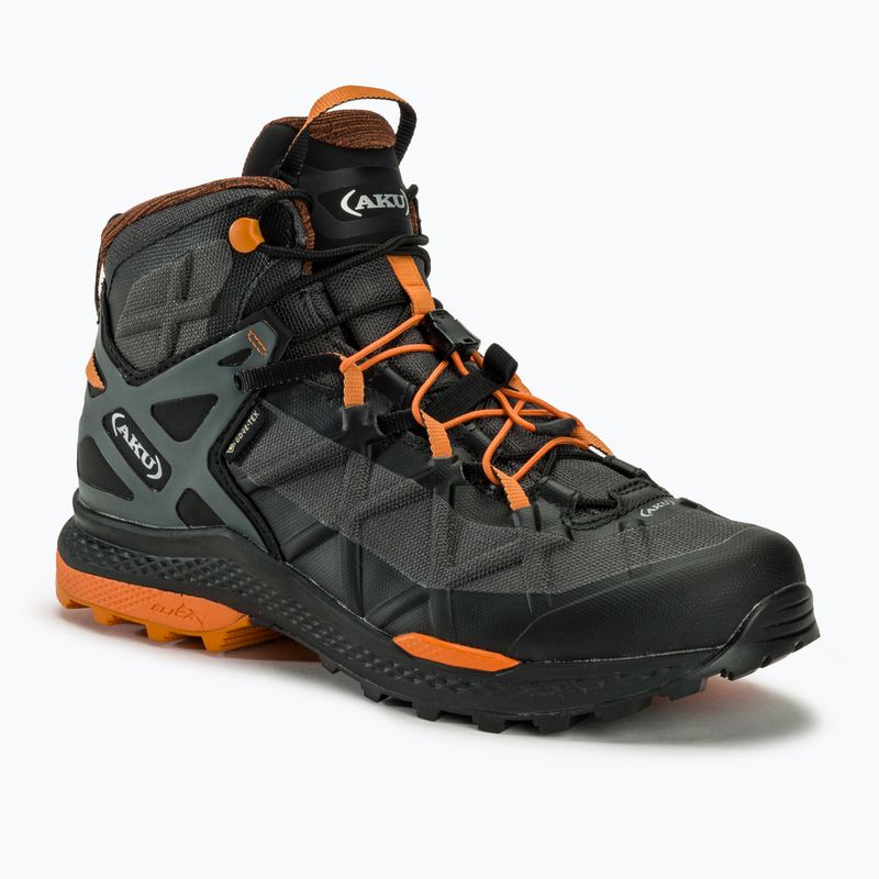 AKU scarpe da trekking da uomo Rocket Mid DFS GTX nero/arancio