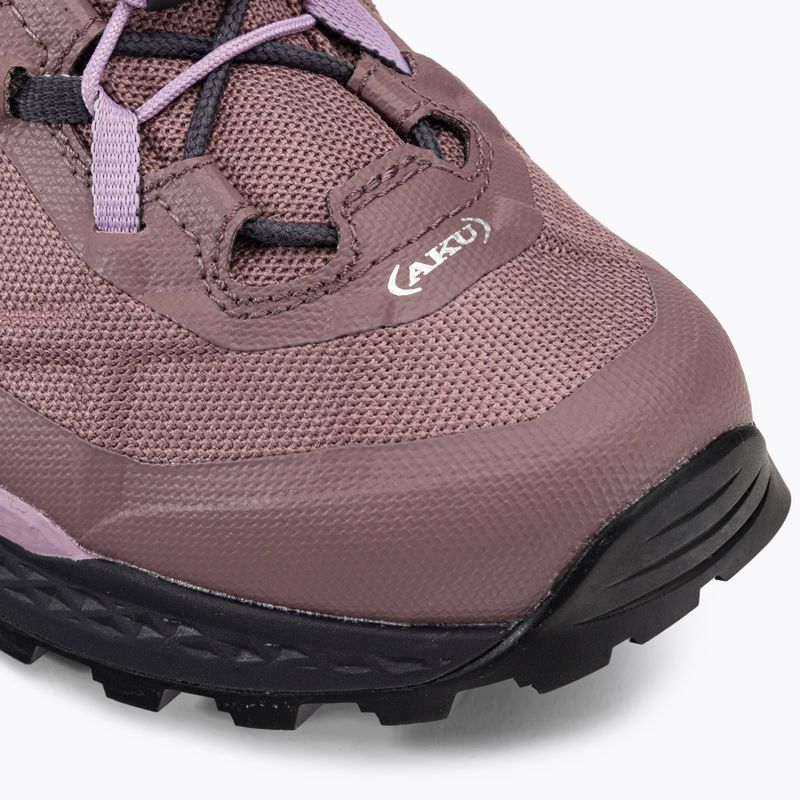 Stivali da trekking AKU Rocket DFS GTX rosa polvere/lilla per donna 7