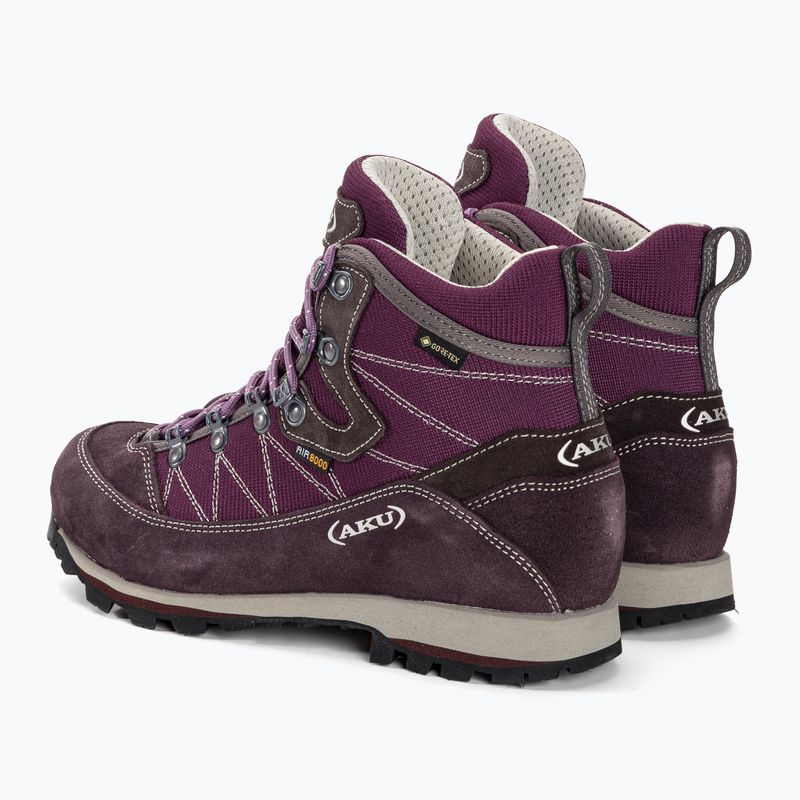 Stivali da trekking AKU Trekker Lite III GTX viola/grigio da donna 3