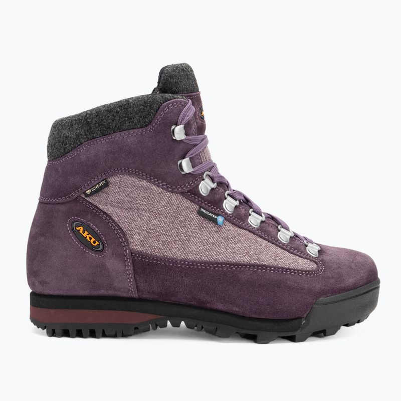 Stivali da trekking da donna AKU Ultra Light Warm GTX viola/antracite 2
