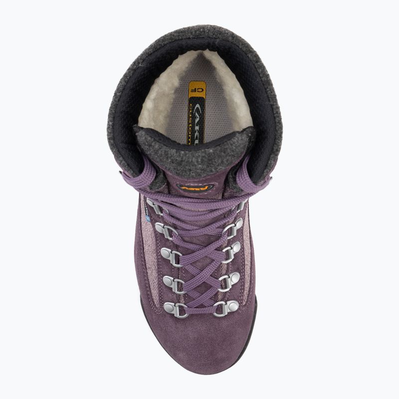 Stivali da trekking da donna AKU Ultra Light Warm GTX viola/antracite 5
