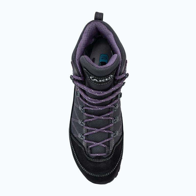 AKU Trekker Lite III Wide GTX antracite/viola scarpe da trekking da donna 5