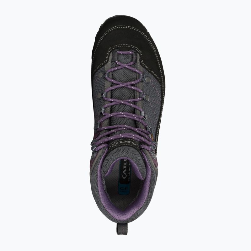 AKU Trekker Lite III Wide GTX antracite/viola scarpe da trekking da donna 9