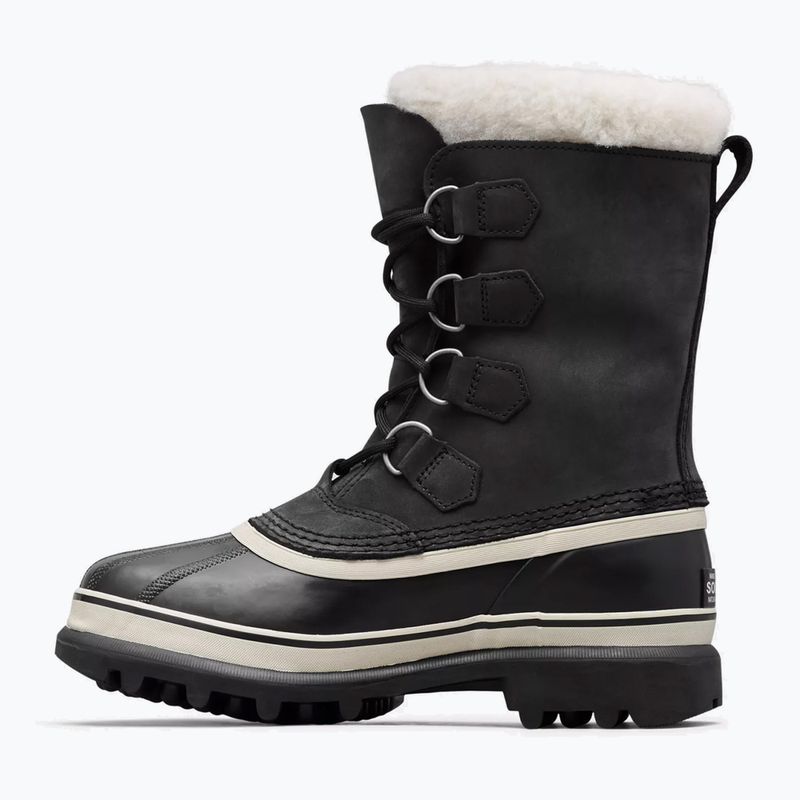 Stivali da neve Sorel Caribou nero/pietra da donna 8