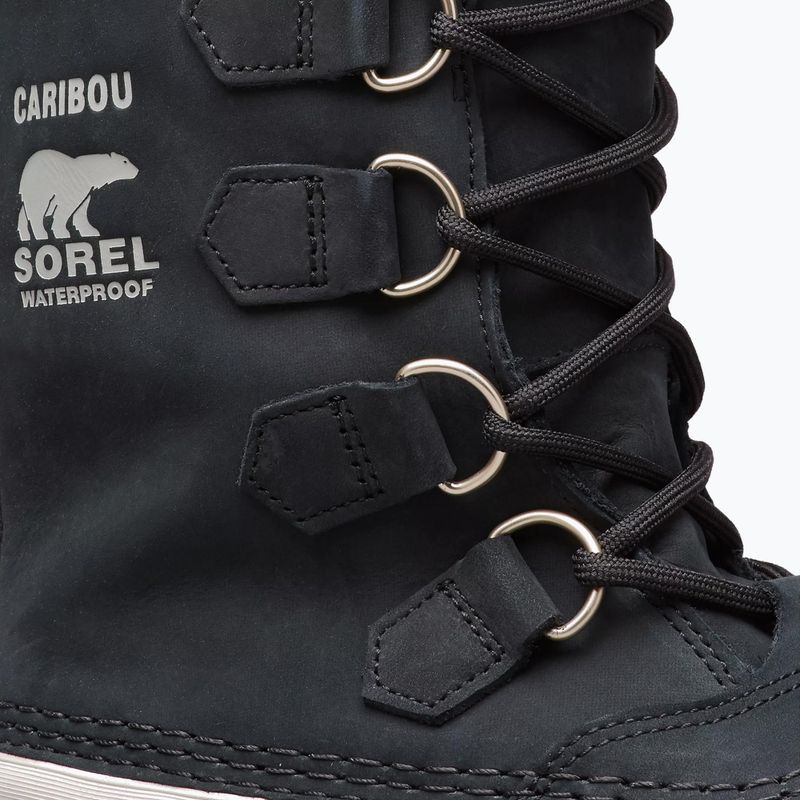 Stivali da neve Sorel Caribou nero/pietra da donna 10