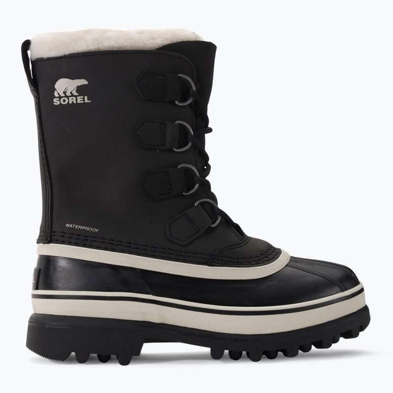 Stivali da neve Sorel Caribou nero/pietra da donna 2