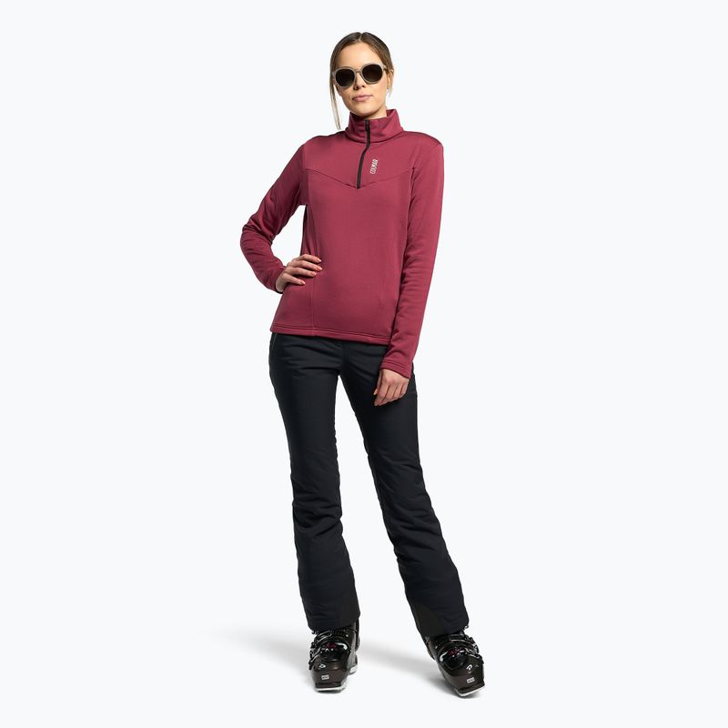 Felpa Colmar donna 9334-5WU granata 2