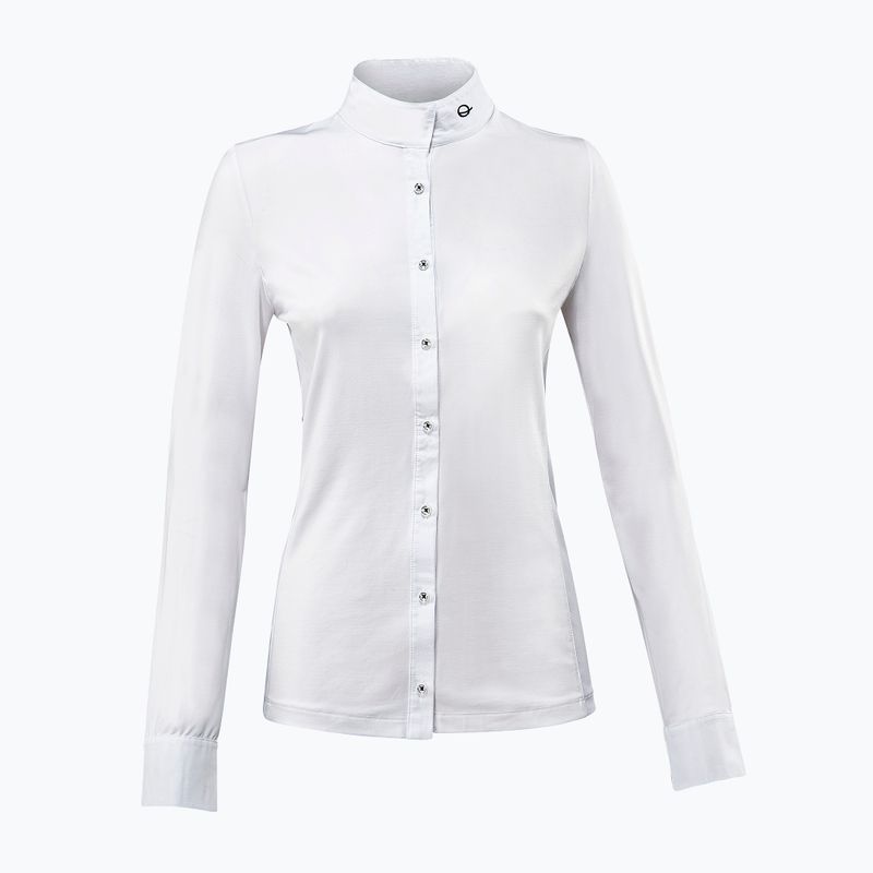 Camicia da competizione donna Eqode by Equiline P56001 bianco