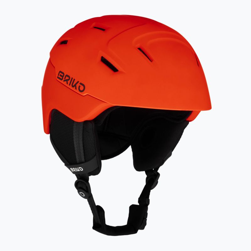 Casco da sci Briko Storm X arancione/nero opaco