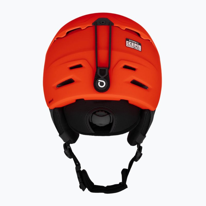 Casco da sci Briko Storm X arancione/nero opaco 3