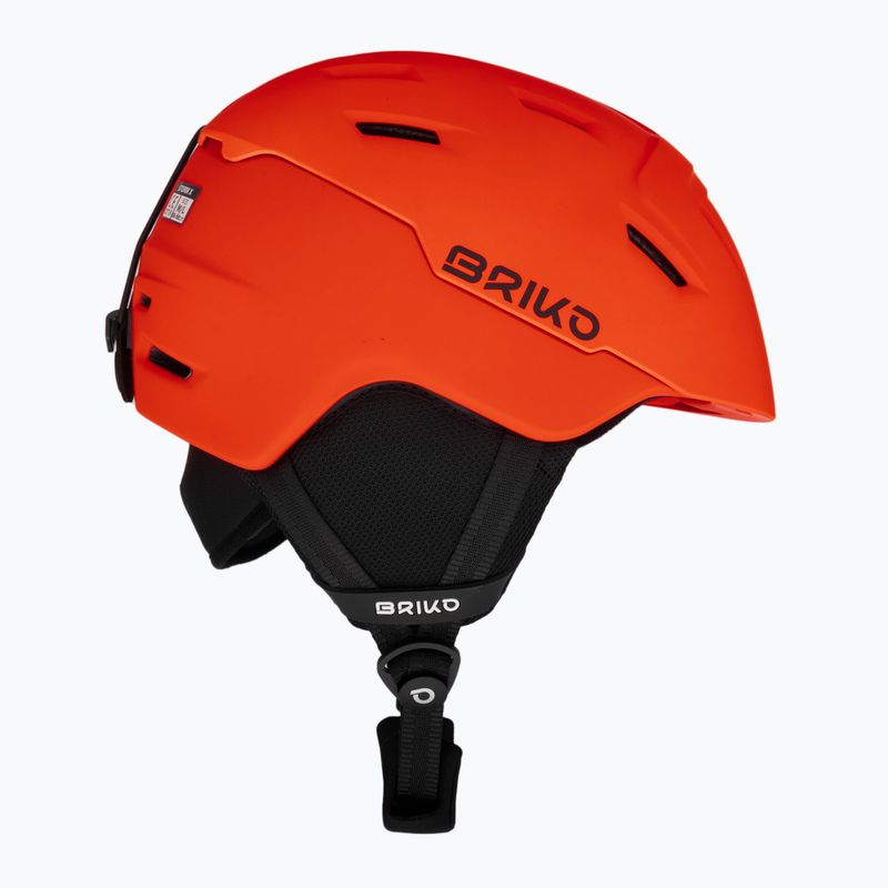 Casco da sci Briko Storm X arancione/nero opaco 4