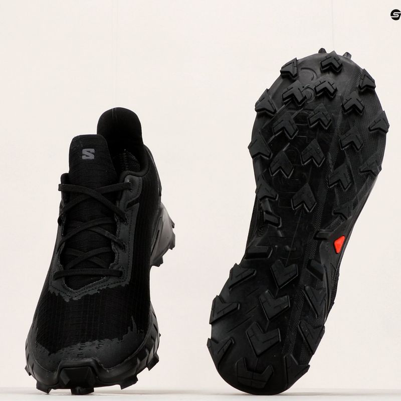 Scarpe da corsa da uomo Salomon Alphacross 4 GTX nero 21