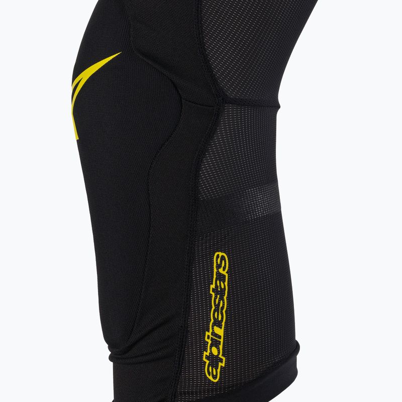 Alpinestars Paragon Plus Protezioni ginocchio bici nero/giallo acido 3