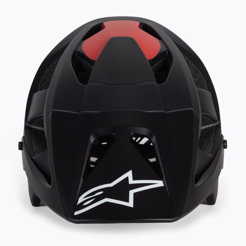 Casco da bici Alpinestars Vector Pro Atom nero/rosso opaco 2