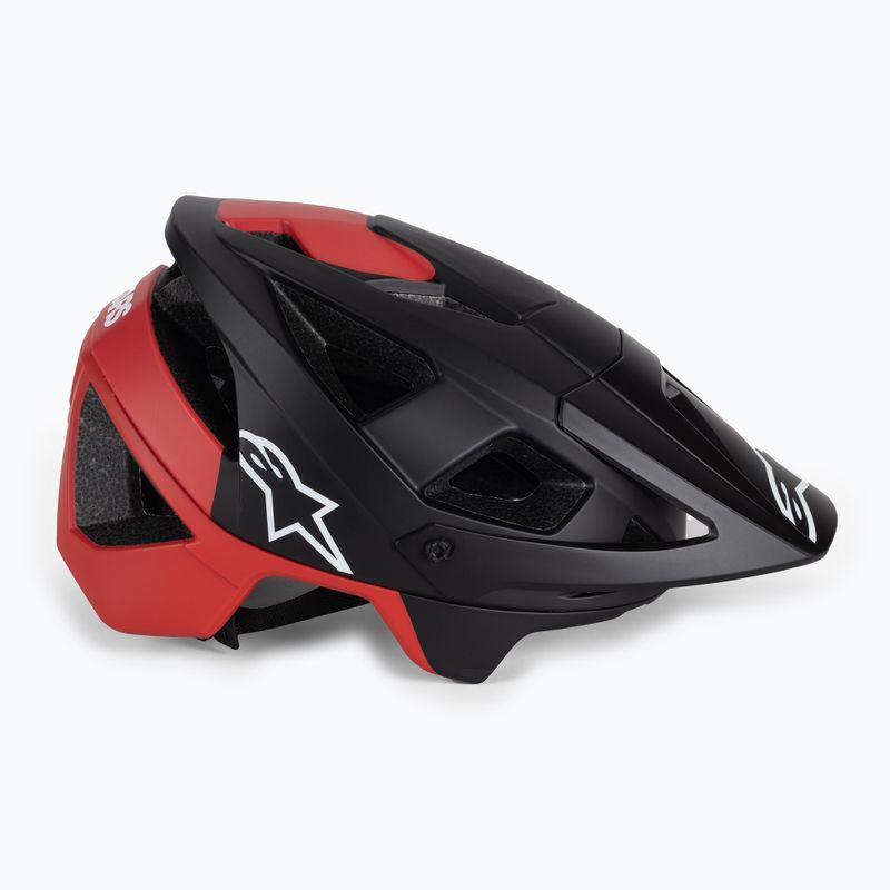 Casco da bici Alpinestars Vector Pro Atom nero/rosso opaco 3