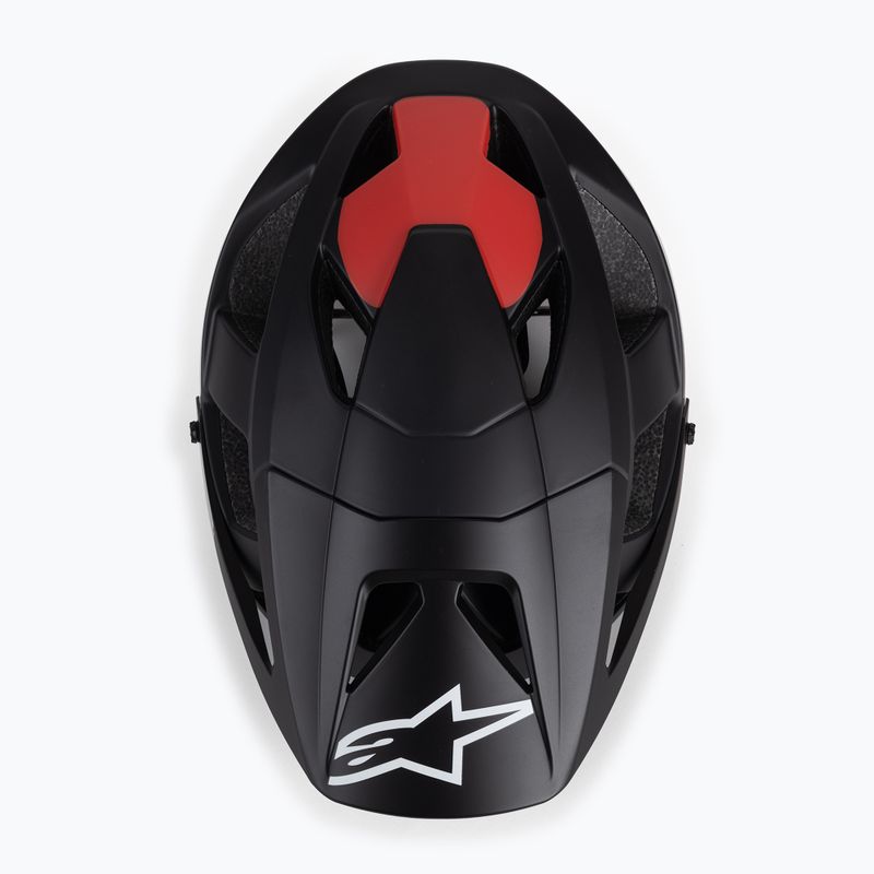 Casco da bici Alpinestars Vector Pro Atom nero/rosso opaco 6