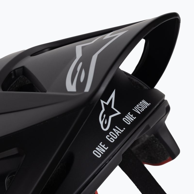 Casco da bici Alpinestars Vector Pro Atom nero/rosso opaco 7