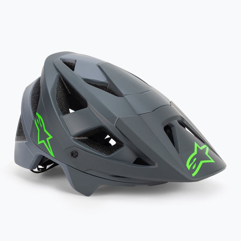 Casco da bici Alpinestars Vector Pro Atom grigio scuro/grigio freddo opaco