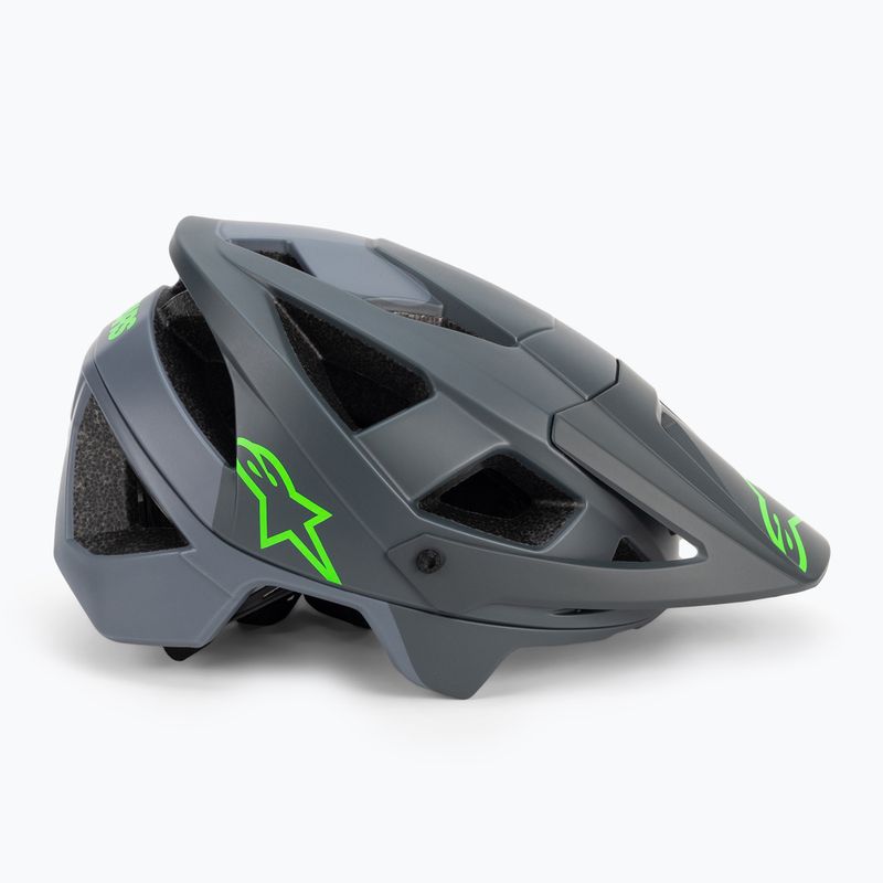 Casco da bici Alpinestars Vector Pro Atom grigio scuro/grigio freddo opaco 3