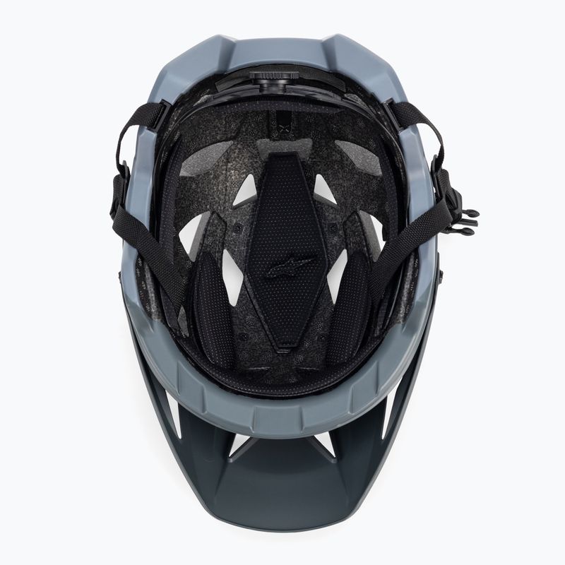 Casco da bici Alpinestars Vector Pro Atom grigio scuro/grigio freddo opaco 5