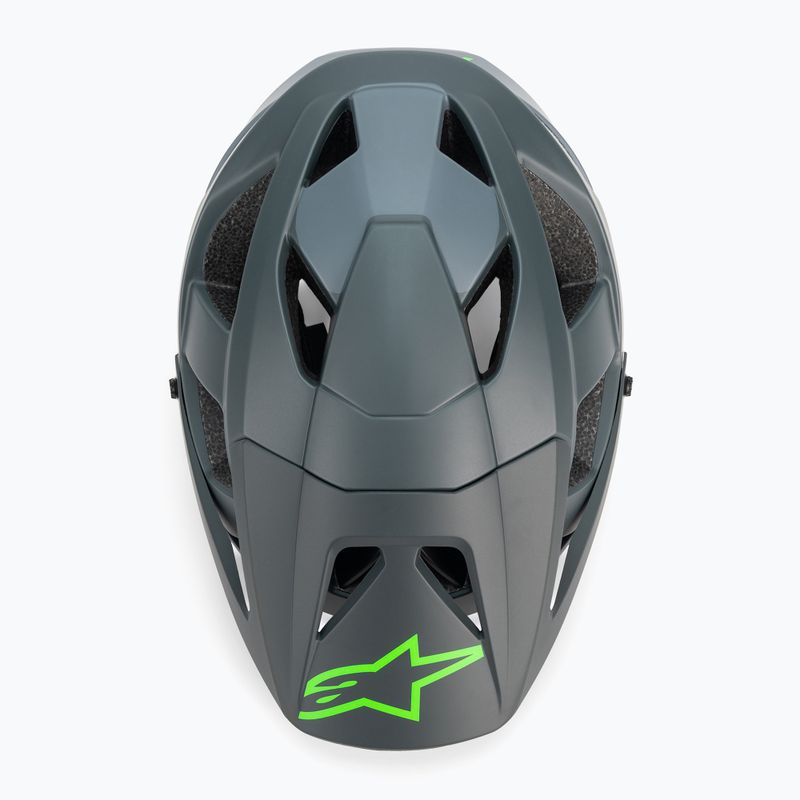 Casco da bici Alpinestars Vector Pro Atom grigio scuro/grigio freddo opaco 6