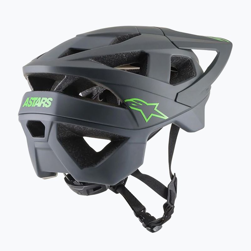 Casco da bici Alpinestars Vector Pro Atom grigio scuro/grigio freddo opaco 10